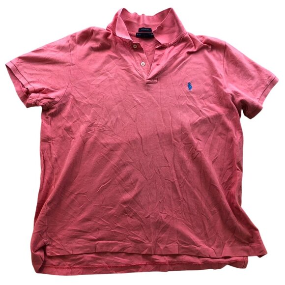 POLO RALPH LAUREN XXL 2XL $125 casual polo shirt ivory lightweight men's main image 1